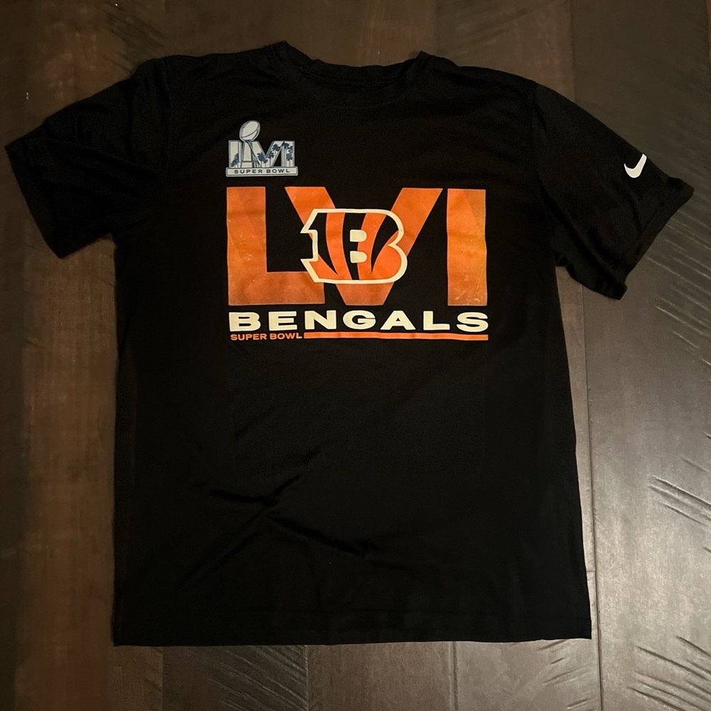 Nike Bengals Super bowl Tee Size Large